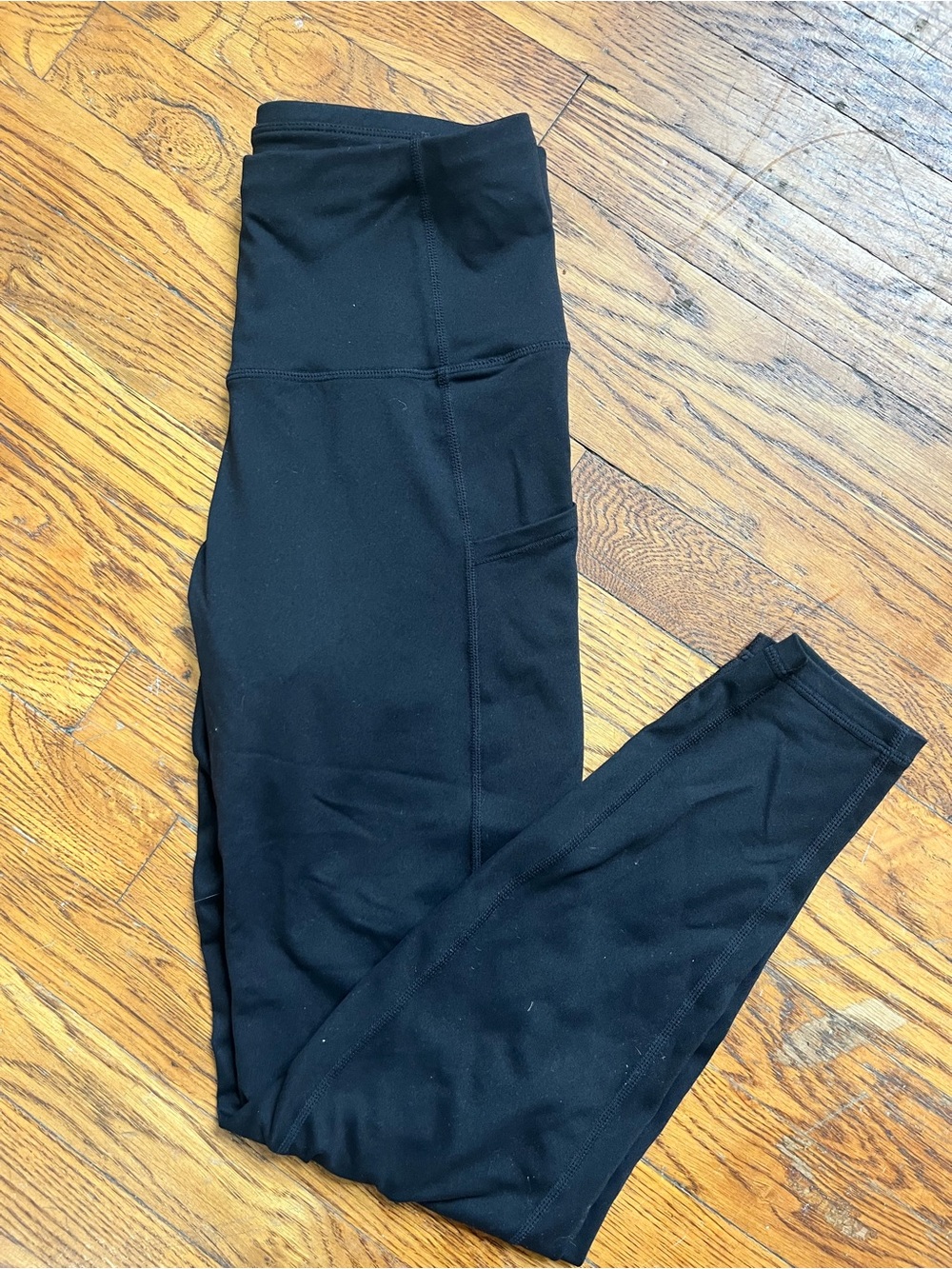 Women's High-Waist Black Performance Leggings